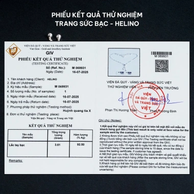 Lắc Tay Bạc Nữ HELINO Dây Rút Cỏ Bốn Lá Đính Đá Mắt Mèo Bạc S925 V18 - Giảm Giá 716k 6