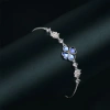 Lắc Tay Bạc Nữ HELINO Dây Rút Cỏ Bốn Lá Moonstone Đổi Màu S925 Giá 799.000đ 2