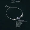 Lắc Tay Bạc Nữ HELINO Dây Rút Cỏ Bốn Lá Moonstone Đổi Màu S925 Giá 799.000đ 3