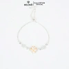 Lắc Tay Bạc Nữ HELINO Dây Rút Cỏ Bốn Lá Moonstone Đổi Màu S925 Giá 799.000đ 6