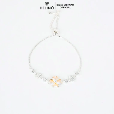 Lắc Tay Bạc Nữ HELINO Dây Rút Cỏ Bốn Lá Moonstone Đổi Màu S925 Giá 799.000đ 6