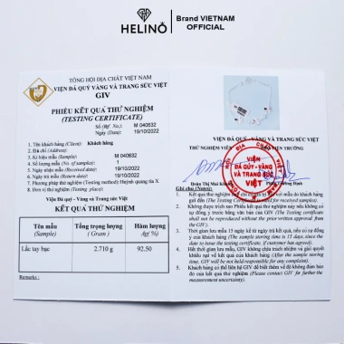 Lắc tay bạc nữ Helino Moonstone S925 - Mặt trăng lấp lánh, giảm giá 499.000đ