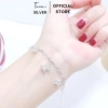 Lắc tay bạc nữ hình hồ điệp, vòng bướm TUNA SILVER đính đá chuẩn bạc - 499k 2