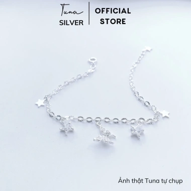 Lắc tay bạc nữ hình hồ điệp, vòng bướm TUNA SILVER đính đá chuẩn bạc - 499k 6
