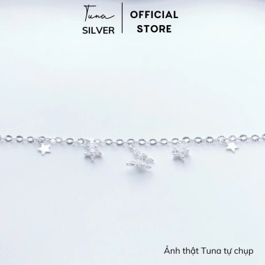 Lắc tay bạc nữ hình hồ điệp, vòng bướm TUNA SILVER đính đá chuẩn bạc - 499k 7