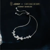 Lắc Tay Bạc Nữ JENSY Nơ Sang Mix Đá Dây Rút Audrey LTARS5.983 Vòng Tay 925 2