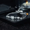 Lắc tay bạc nữ Laura Jewelry vòng cỏ bốn lá đá lấp lánh, dây rút 925 - 509.000 2