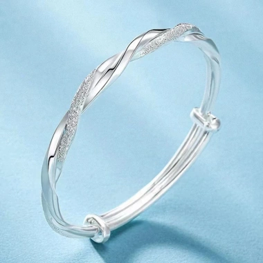 Lắc tay bạc nữ LEOSIA LA41 lấp lánh - vòng tay thanh lịch, đi học quà tặng 650k