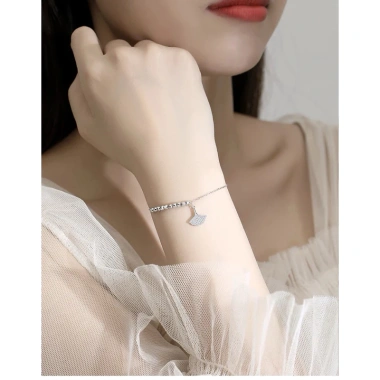 Lắc tay bạc nữ mạ vàng hồng 18K LAVESTA LAV083 - Sức sống, giảm còn 840.000 VND