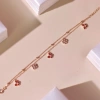 Lắc tay bạc nữ mạ vàng hồng 18K LAVESTA LAV115 Cloverfly Cánh bướm đỏ quyến rũ 1,090,000₫ 4