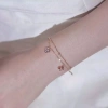 Lắc tay bạc nữ mạ vàng hồng 18K LAVESTA LAV115 Cloverfly Cánh bướm đỏ quyến rũ 1,090,000₫ 5