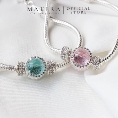 Lắc tay bạc nữ MATERA S999 cao cấp – Chế tác thủ công, charm đá sang trọng MLT18, 1.195.000₫ 7