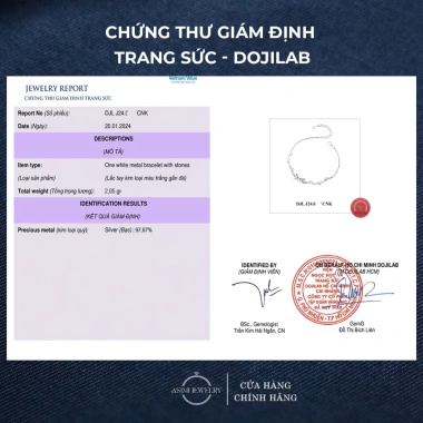 Lắc tay bạc nữ nơ Charmélia Asimi S925 - Lấp lánh tinh tế, giá ưu đãi 539.000đ 4