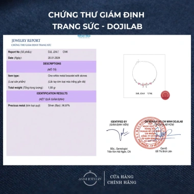 Lắc tay bạc nữ nơ hồng Daisy Asimi – Vòng tay Ý S925 dịu dàng, veo, giá ưu đãi 525k 4 Lắc tay bạc nữ nơ hồng Daisy Asimi – Vòng tay Ý S925 dịu dàng, veo, giá ưu đãi 525k 4