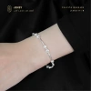 Lắc tay bạc nữ S925 JENSY Calista Dây hạt vỡ charm nơ giảm giá 23% 3