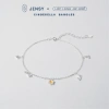 Lắc tay bạc nữ S925 JENSY charm độc đáo Cinderella- vòng tay xinh xắn 709.000₫