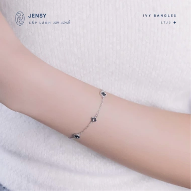 Lắc Tay Bạc Nữ S925 JENSY Ivy LTJ3 - Vòng Tay Hot Trend Giá 641.000 VND 3