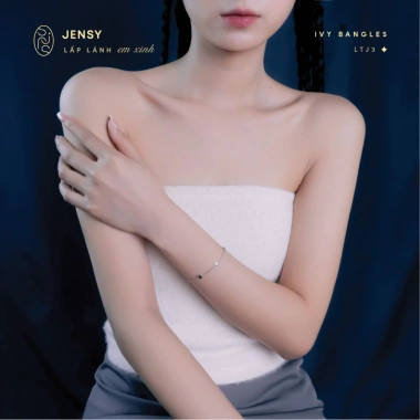Lắc Tay Bạc Nữ S925 JENSY Ivy LTJ3 - Vòng Tay Hot Trend Giá 641.000 VND 4