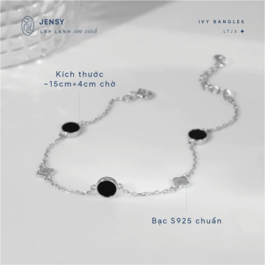 Lắc Tay Bạc Nữ S925 JENSY Ivy LTJ3 - Vòng Tay Hot Trend Giá 641.000 VND 7
