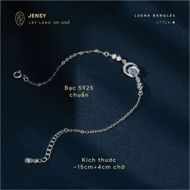 Lắc tay bạc nữ S925 JENSY Luena Đá đổi màu, kiểm định GIV, chỉ 571.000đ 7