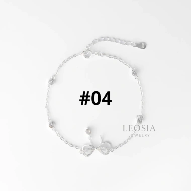 Lắc tay bạc nữ s925 LEOSIA JEWELRY LA59 - Quà tặng yêu thương, giá ưu đãi 750k 5