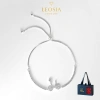 Lắc Tay Bạc Nữ s925 LEOSIA JEWELRY Sang Trọng Đẳng Cấp Quà Tặng Người Yêu 750k