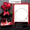 Lắc tay bạc nữ sang trọng hiện đại - Set quà tặng Giáng sinh TYCHE JEWELRY 416k giảm giá 3