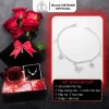Lắc tay bạc nữ sang trọng hiện đại - Set quà tặng Giáng sinh TYCHE JEWELRY 416k giảm giá 4