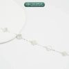 Lắc tay bạc nữ TLEE charm hoa cỏ bốn lá 8mm sang trọng - Giá giảm 660k 8