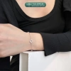 Lắc tay bạc nữ TLEE cỏ bốn lá tam hoa rỗng xinh xắn - Giá chỉ 520.000đ 5