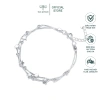 Lắc tay bạc nữ TLEE dây sao kép LT117 - Thiết kế tinh tế, giảm giá 20% 7