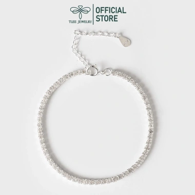 Lắc tay bạc nữ TLEE full dải đá lấp lánh - Giảm còn 832.000đ