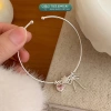 Lắc tay bạc nữ TLEE LT370 - Charm nơ thắt, ngôi sao & tim hồng, giảm giá 23% 7