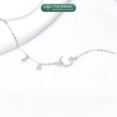 Lắc tay bạc nữ TLEE mặt trăng sao đính đá LT410 - Giá ưu đãi 576.000đ 2 Lắc tay bạc nữ TLEE mặt trăng sao đính đá LT410 - Giá ưu đãi 576.000đ 2