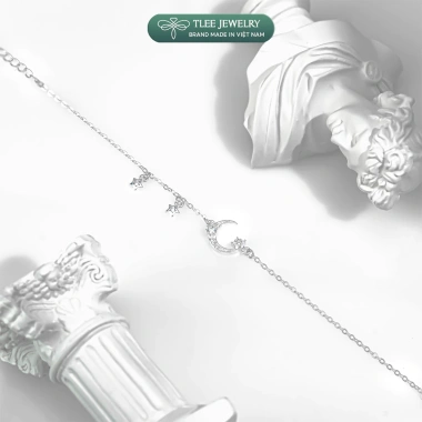 Lắc tay bạc nữ TLEE mặt trăng sao đính đá LT410 - Giá ưu đãi 576.000đ 4 Lắc tay bạc nữ TLEE mặt trăng sao đính đá LT410 - Giá ưu đãi 576.000đ 4