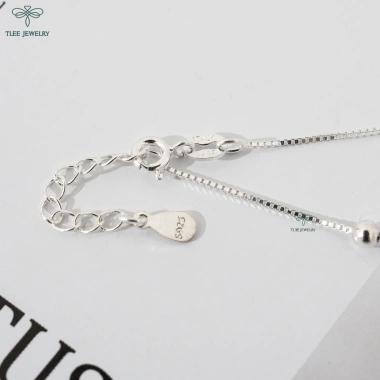 Lắc tay bạc nữ TLEE Rubic đính đá cao cấp – Khuyến mãi 754.000đ 7