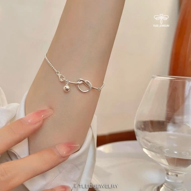 Lắc tay bạc nữ TLEE Twisted vòng chuông mini đáng yêu - Giá chỉ 864.000đ 7