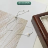 Lắc tay bạc nữ TLEE - Vòng mì rút charm hoa cúc xinh xắn, giảm giá 864.000đ 3