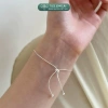 Lắc tay bạc nữ TLEE - Vòng mì rút charm hoa cúc xinh xắn, giảm giá 864.000đ 8