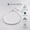 Lắc tay bạc Phúc Minh PMJ273 đính đá cá tính dây rút điều chỉnh - Vòng tay S925 giá ưu đãi 529k