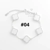 Lắc tay bạc s925 cỏ 4 lá đính đá LEOSIA JEWELRY LA56 - Thanh lịch, may mắn, quà tặng, giá 1.125tr 5