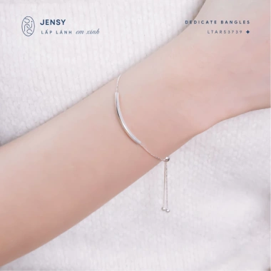 Lắc tay bạc S925 Jensy Delicate - Vòng tay nữ sang trọng, giảm giá 581k 2