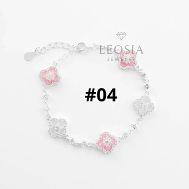 Lắc tay bạc s925 LEOSIA JEWELRY LA69 cỏ 4 lá sang trọng - May mắn, quà tặng cao cấp, giá ưu đãi 1.125.000₫ 5 Lắc tay bạc s925 LEOSIA JEWELRY LA69 cỏ 4 lá sang trọng - May mắn, quà tặng cao cấp, giá ưu đãi 1.125.000₫ 5