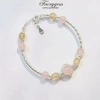 Lắc tay Citrine và Rose Quartz FaeryGem tình yêu, tài chính, bạc S925 chỉ 685k 3