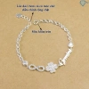 Lắc tay kim cương Moissanite bạc nữ 4 ly cỏ bốn lá khắc tên GRA cao cấp LTNM15 TNJ 1.62tr 5