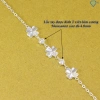 Lắc tay Moissanite bạc nữ cỏ 4 lá may mắn - Kiểm định GRA, sang trọng, 819.000 VNĐ 2