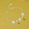 Lắc tay Moissanite bạc nữ cỏ 4 lá may mắn - Kiểm định GRA, sang trọng, 819.000 VNĐ 5