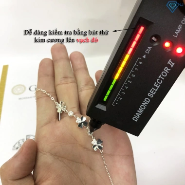 Lắc tay Moissanite bạc nữ cỏ 4 lá may mắn - Kiểm định GRA, sang trọng, 819.000 VNĐ 7 Lắc tay Moissanite bạc nữ cỏ 4 lá may mắn - Kiểm định GRA, sang trọng, 819.000 VNĐ 7