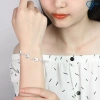 Lắc tay Moissanite bạc nữ cỏ 4 lá may mắn - Kiểm định GRA, sang trọng, 819.000 VNĐ 8