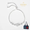 Lắc tay nữ bạc s925 LEOSIA cỏ 4 lá đính đá - Quà tặng cao cấp, giảm còn 750.000 VND 2